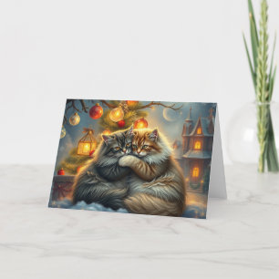 Christmas Cats Groeten Kaart