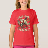 Christmas Cats  T-shirt (Voorkant)
