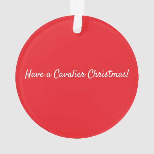 Christmas Cavalier (dos)