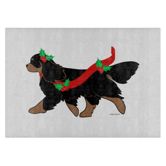 Christmas Cavalier Snijplank (Voorkant)