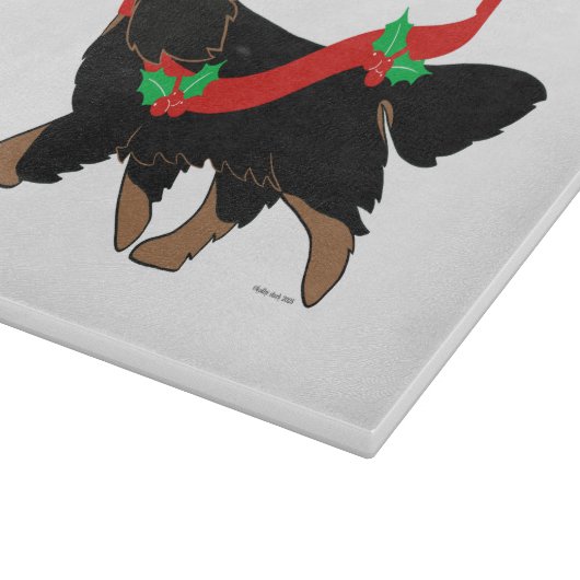 Christmas Cavalier Snijplank (Hoek)