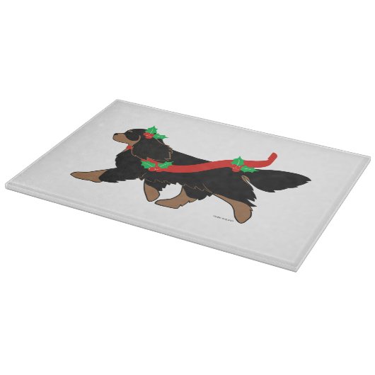 Christmas Cavalier Snijplank (Hoek)