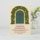 Christmas Celebration Invitation (Debout devant)