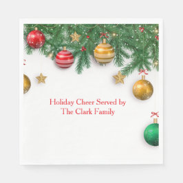 Christmas Celebration Paper Napkins Servet