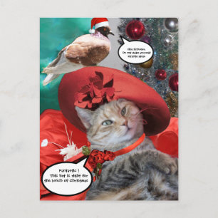 CHRISTMAS CELEBRATIONS OF PRINCESS TATUS CAT BRIEFKAART