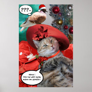 CHRISTMAS CELEBRATIONS OF PRINCESS TATUS CAT POSTER