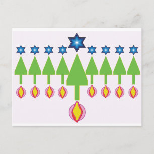 Christmas Chanoeka Chrismukkah Kaart