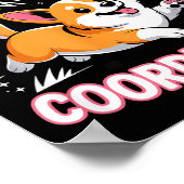 Christmas Chaos Coordinator Xmas Puppy Funny Welsh Poster (Hoek)