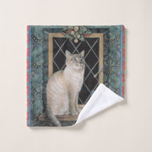 CHRISTMAS CHAT FACE FLANNEE