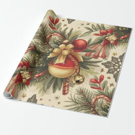 Christmas  Cheer Pattern Cadeaupapier