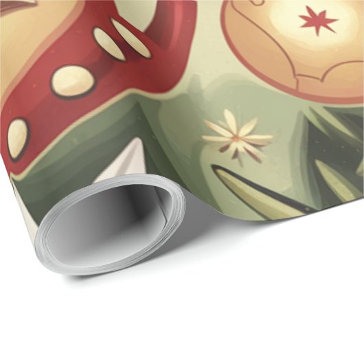 Christmas  Cheer Pattern Cadeaupapier (Rol Hoek)