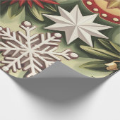 Christmas Cheer Pattern Cadeaupapier (Hoek)
