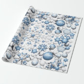 Christmas Cheer Pattern Cadeaupapier (Uitgerold)