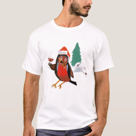 Christmas Cheers Robin on men's t-shirt