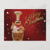 Christmas Chef briefkaart (Voorkant)