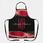 CHRISTMAS CHIC TEARS CUSTOM MONOGRAM SCHORT (Voorkant)