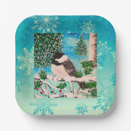 Christmas Chickadee Chatter Bord