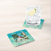 Christmas Chickadee Chatter Bord Kartonnen Onderzetters (Insitu)