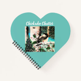 Christmas Chickadee Chatter Notitieblok Notitieboek
