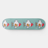 Christmas Chicken Skateboard (Horizontaal)