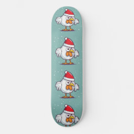 Christmas Chicken Skateboard