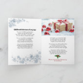 Christmas Childhood Memories Gedicht Voeg handteke Kaart (Binnen)