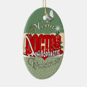 CHRISTMAS CHIROPRACTISCHE ARTS KERAMISCH ORNAMENT (Rechts)