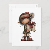 Christmas Clipart Collection | Teddy Bear  Briefkaart (Voorkant / Achterkant)