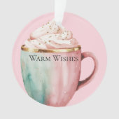 Christmas Cocoa Gold Blush Pink Mint Warm Wishes (devant)
