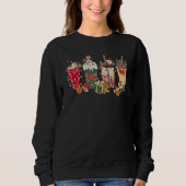 Christmas Coffee Latte Spice Matching Family Pjs P Trui (Voorkant)