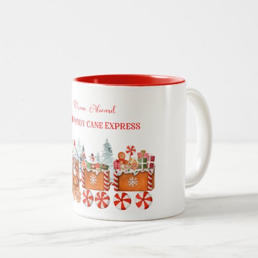 Christmas Coffee Mug Tweekleurige Koffiemok (Voorkant rechts)