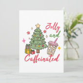 Christmas Coffee Party Invitation (Debout devant)