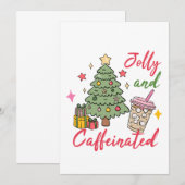 Christmas Coffee Party Invitation (Devant / Derrière)