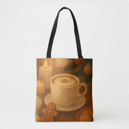Christmas Coffee Vibes Tote Draagtas