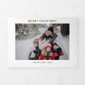 Christmas Collage 12 Foto Drieluik Wenskaart (Cover)