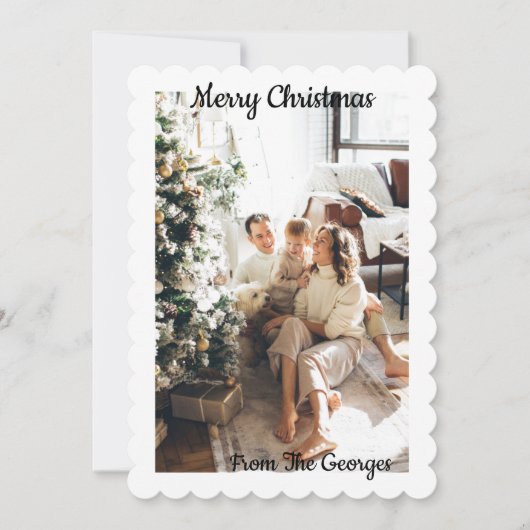 CHRISTMAS COLLAGE GREETING CARTE (Devant)