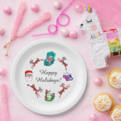 CHRISTMAS COLLAGE PAPIEREN BORDJE (Feest)