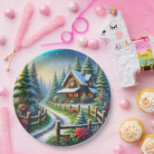 Christmas Collage Papieren Bordje (Feest)