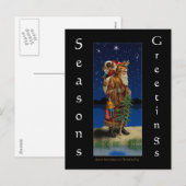 CHRISTMAS-Collectie Feestdagenkaart (Voorkant / Achterkant)