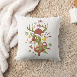 Christmas Colorful Deer Design Kussen