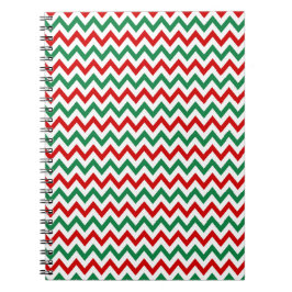 Christmas Colors Chevon Cover Notebook Journal Notitieboek