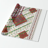 Christmas Colours Cadeaupapier (Uitgerold)