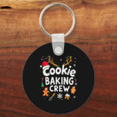 Christmas Cookie Baking Crew Family Baking Team Fu Sleutelhanger (Voorkant)