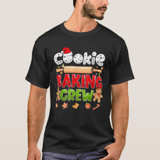 Christmas Cookie Baking Crew Funny Pajamas Family  T-shirt