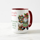 Christmas Cookie Baking Crew - Gnome Chefs Mok (Voorkant rechts)