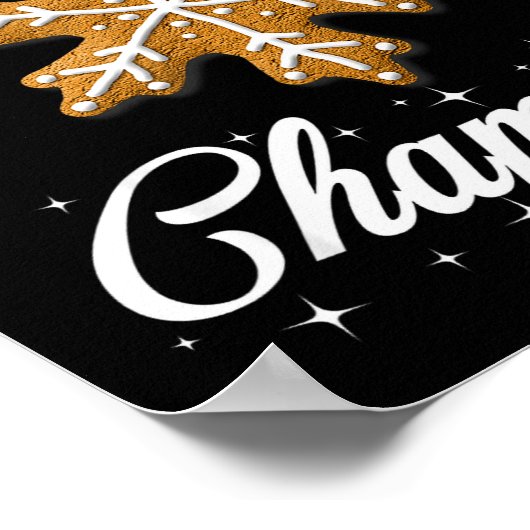 Christmas Cookie Chamon Baker  Poster (Hoek)