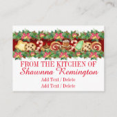 Christmas Cookie Enclosure Kaart - Bekijk terug (Achterkant)