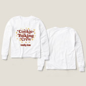 Christmas cookie équipe de cuisson ajouter nom uni (Motif Recto et Verso)