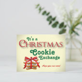 Christmas Cookie Exchange Briefkaart (Staand voorkant)