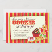 Christmas Cookie exchange & étiquette invitation (Devant)